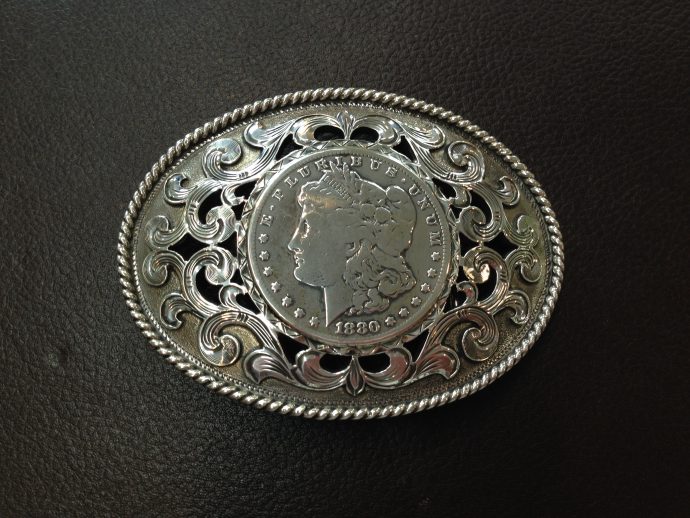 Morgan Dollar シルバーバックル