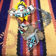 Zuni pendant ring bangle