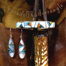 Navajo Bangle & pierce