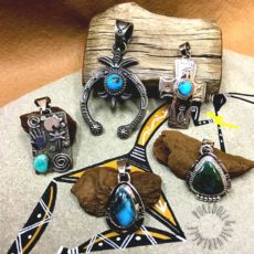 Navajo Turequoise Pendant
